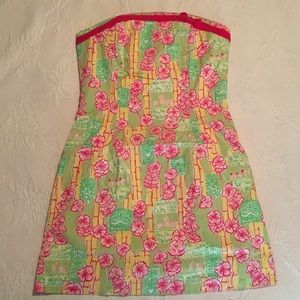 VTG Lilly Pulitzer Bamboo Dress Size 5